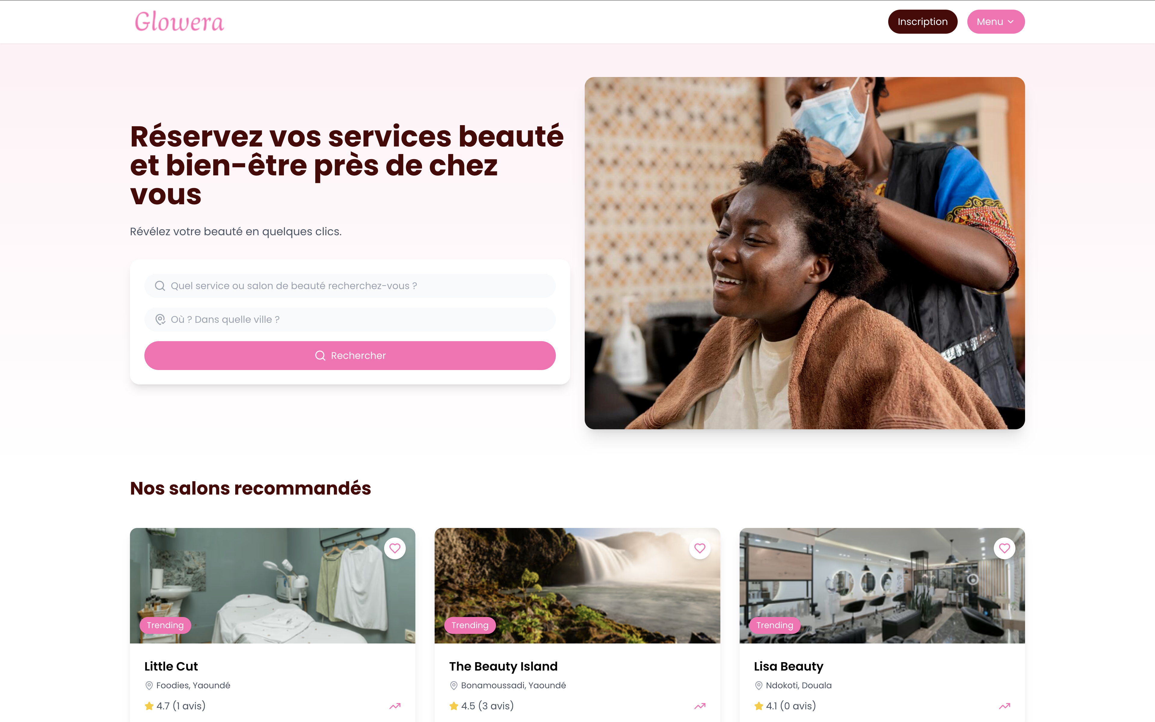 Glowera – Marketplace beauté